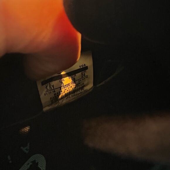 Nike YOUTH Air Force Command 270 Sneakers Black White Teal High Top 5.5Y - Picture 8 of 8